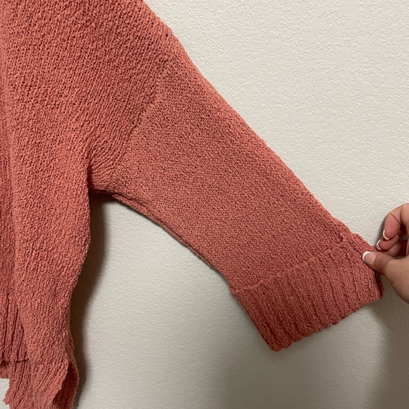 She + Skye Oversized Buttons Coral Cardigan Sweater NWT - Picture 7 of 11